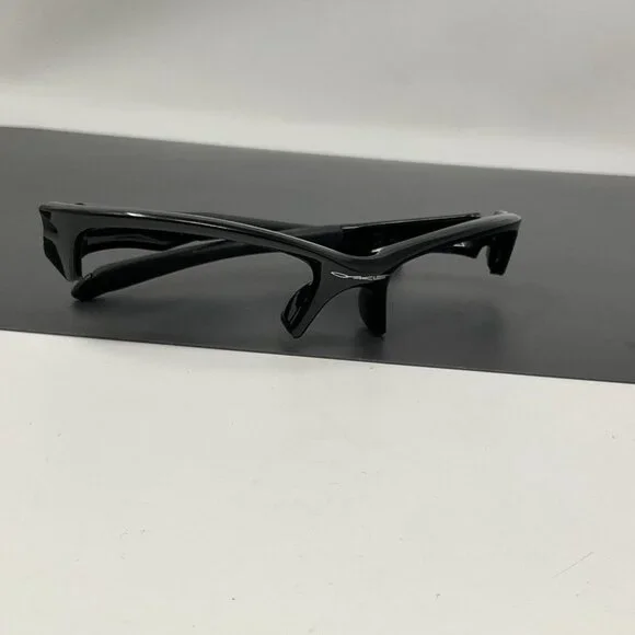 Oakley Quarter Jacket OO9200-01 Sunglasses Black Half Wrap Frame NoLenses